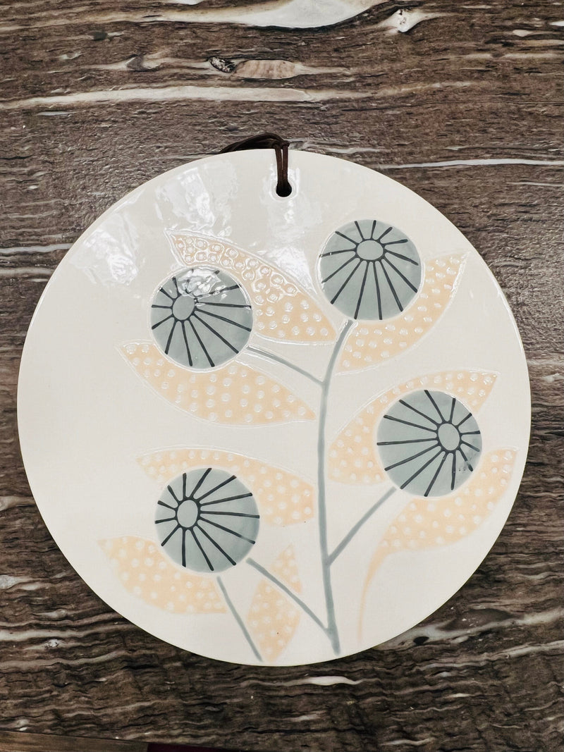 Abstract Wildflower Stoneware Cheesebord p3 Boutique