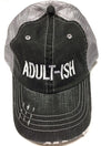 Adultish Embroidered Trucker hat - p3 Boutique