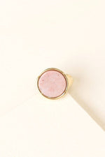 Ambition Stone Ring | Dusty Rose - p3 Boutique