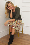 Asymmetrical Accent Midi Dress - p3 Boutique