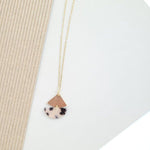 Ava Blonde Tortoise Necklace - p3 Boutique