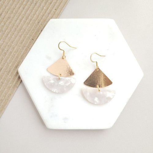 Ava Earrings - Pearl - p3 Boutique