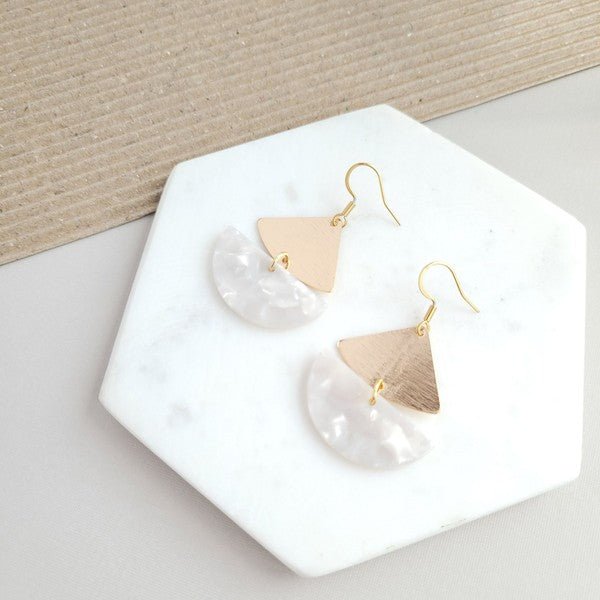 Ava Earrings - Pearl - p3 Boutique