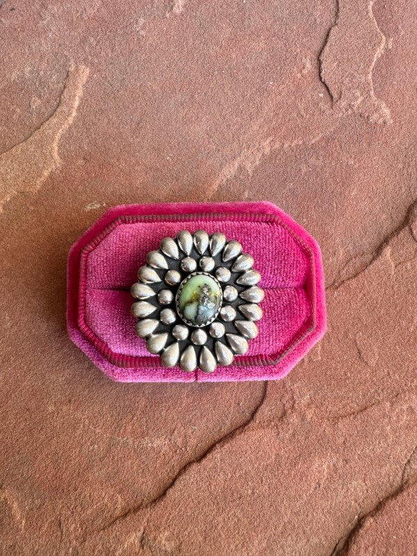 Beautiful Handmade Sterling Silver Palomino Turquo - p3 Boutique
