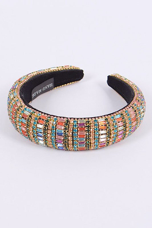 Bejewels Statement Puffy Headband - p3 Boutique