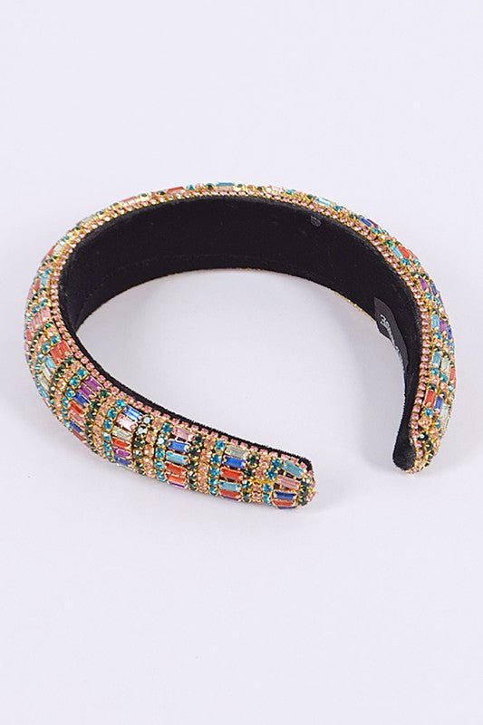 Bejewels Statement Puffy Headband - p3 Boutique