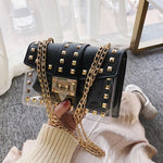 Betty Shoulder Bag - Clear/Black - p3 Boutique