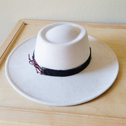 Black Navajo Embossed Leather Hat Band Only - p3 Boutique