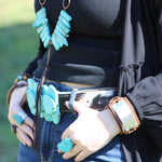Blue Turquoise Slab Ring - p3 Boutique