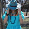 Blue Turquoise Slab Ring - p3 Boutique