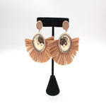 BOHO CHIC CHANDELIER TASSEL STUD EARRINGS - p3 Boutique