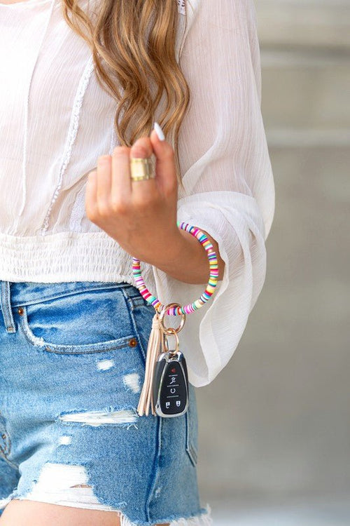 Boho Key Ring Bracelet - p3 Boutique