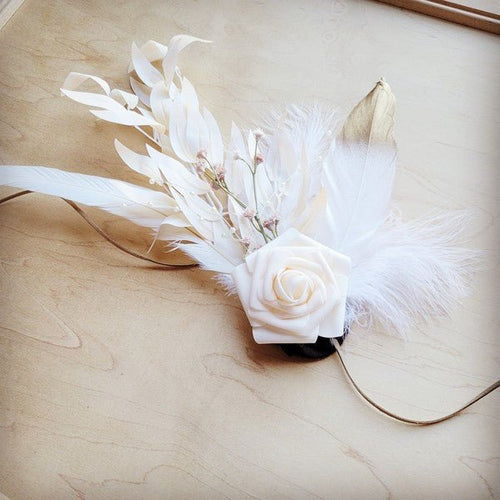 Boho Western Wedding Floral Bridal Hat Band Only - p3 Boutique