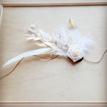 Boho Western Wedding Floral Bridal Hat Sage - p3 Boutique