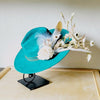 Boho Western Wedding Floral Bridal Hat Sage - p3 Boutique
