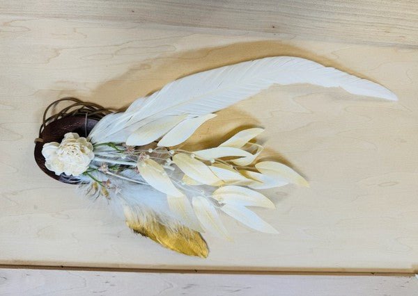 Boho Western Wedding Floral Bridsmaid Hat Bone - p3 Boutique
