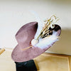 Boho Western Wedding Floral Bridsmaid Hat Brown - p3 Boutique