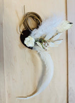 Boho Western Wedding Floral Bridsmaid Hat Rust - p3 Boutique