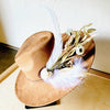 Boho Western Wedding Floral Bridsmaid Hat Tan - p3 Boutique