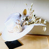 Boho Western Wedding Floral Feather Bridal Hat Bo - p3 Boutique