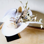Boho Western Wedding Floral Feather Bridal Hat Bo - p3 Boutique