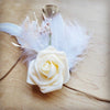 Boho Western Wedding Floral Feather Bridal Hat Bo - p3 Boutique