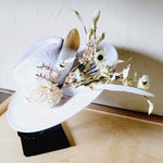 Boho Western Wedding Floral Feather Bridal Hat Bo - p3 Boutique