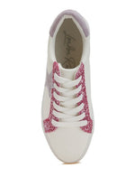 Bomber Metallic Star Glitter Sneakers - p3 Boutique