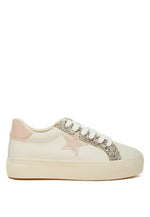 Bomber Metallic Star Glitter Sneakers - p3 Boutique