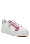 Bomber Metallic Star Glitter Sneakers - p3 Boutique