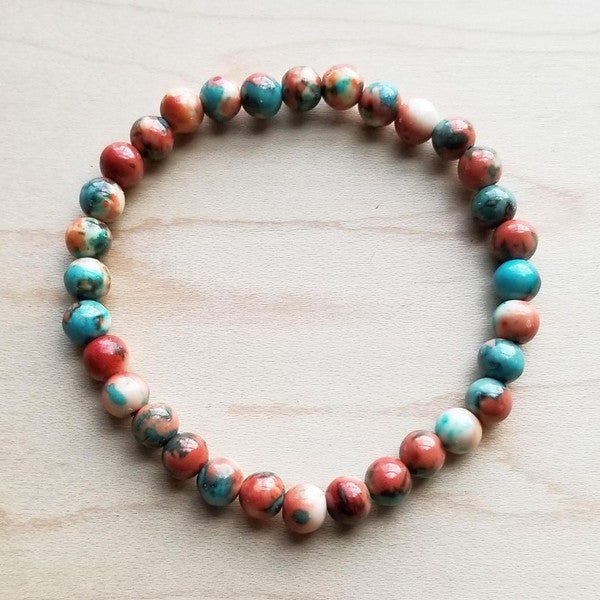 Bracelet Multi - Colored Stretch Beaded Bracelet - p3 Boutique