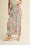 Bradyn Print Skirt - p3 Boutique