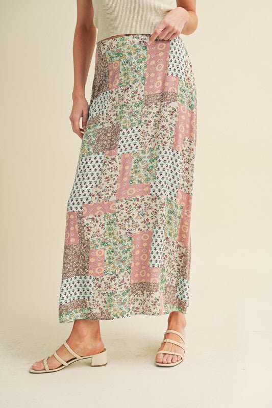 Bradyn Print Skirt - p3 Boutique