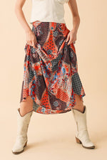 Bradyn Print Skirt - p3 Boutique