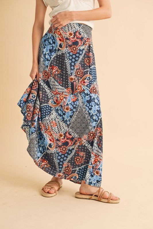 Bradyn Print Skirt - p3 Boutique