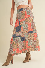 Bradyn Print Skirt - p3 Boutique