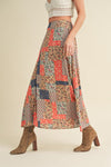 Bradyn Print Skirt - p3 Boutique