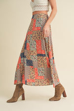Bradyn Print Skirt - p3 Boutique