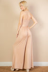 Button Front Wide Leg Jumpsuit - p3 Boutique