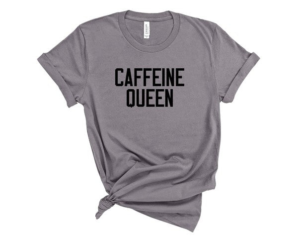 Caffeine Queen Crewneck Tee - p3 Boutique