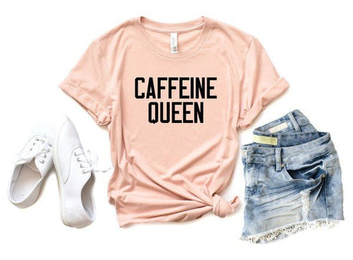 Caffeine Queen Crewneck Tee - p3 Boutique