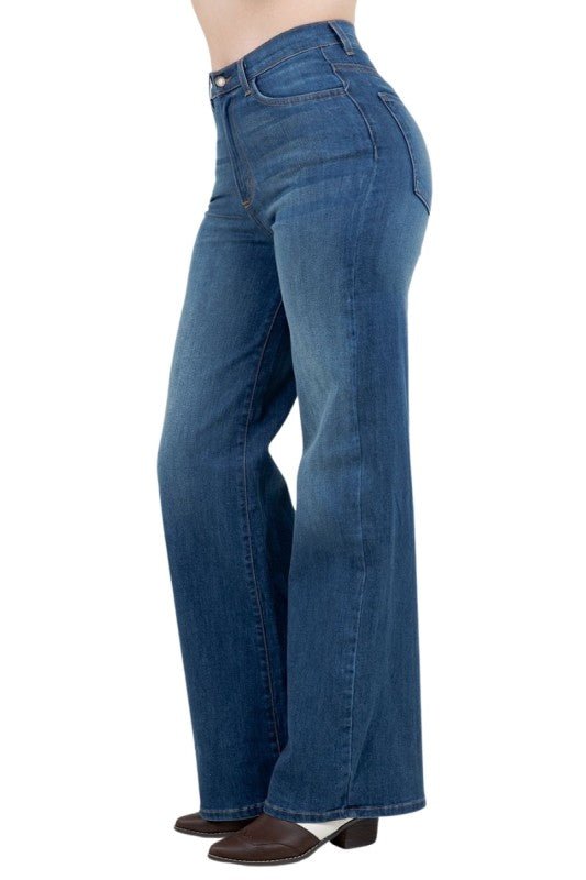 Camila Wide Leg Jean in Medium Wash - p3 Boutique