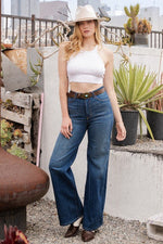 Camila Wide Leg Jean in Medium Wash - p3 Boutique