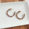 Camy Hoops - Brown Dot - p3 Boutique