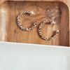 Camy Hoops - Brown Dot - p3 Boutique
