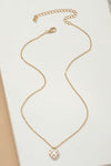 Checker Heart Pendant Necklace - p3 Boutique