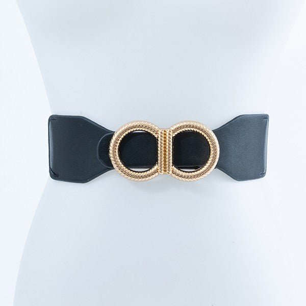 CHIC DOUBLE KNOT PU LEATHER FASHION BELT - p3 Boutique