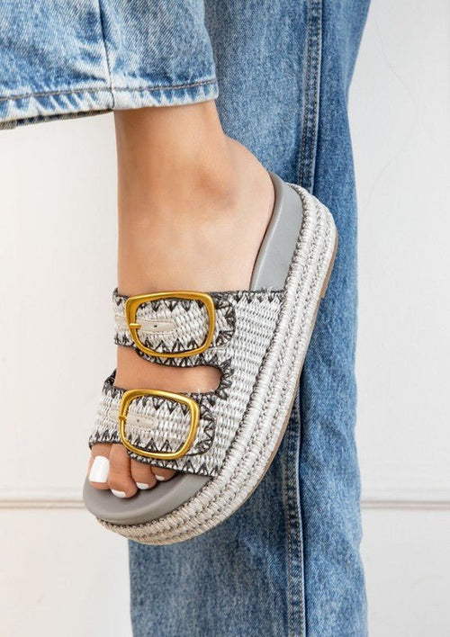 CLARA WEDGES WITH ADJUSTABLE STRAPS - p3 Boutique