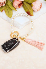 Classic Pearl Key Ring Bracelet - p3 Boutique