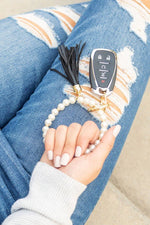 Classic Pearl Key Ring Bracelet - p3 Boutique